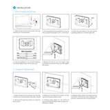 LED wallpack light JD003B